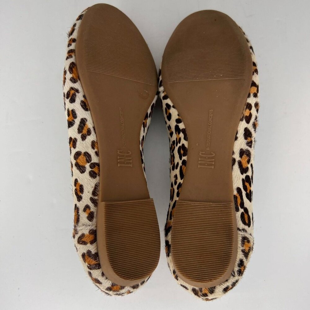 International Concepts Womens Paloma2 Multicolor Leopard Print Size 8.5M Flats - Picture 8 of 9